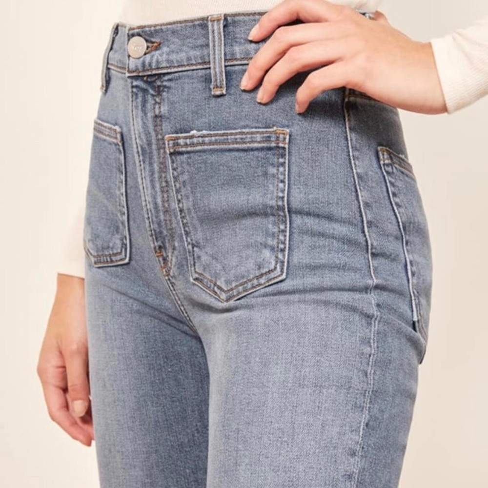 Reformation | High and Skinny with Patch Pockets Jeans